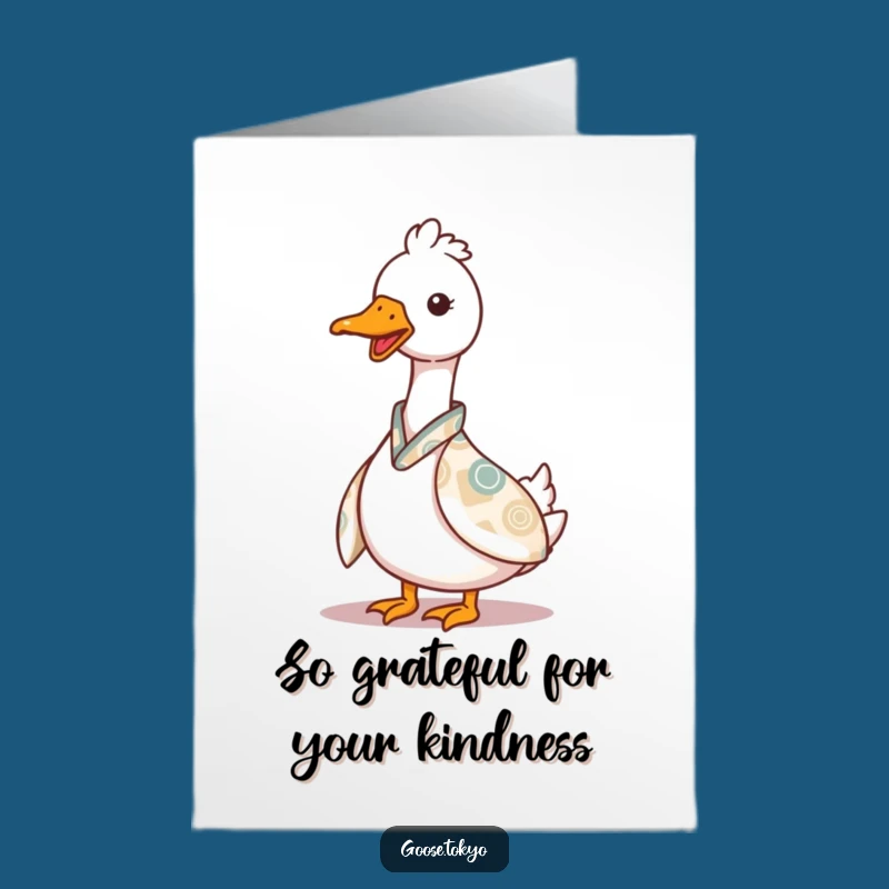 Free Printable Thank You Card: Goose's Hidden Thanks Funny Downloadable