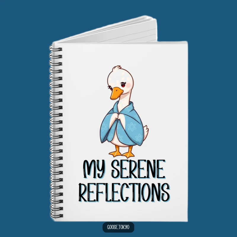 Funny Goose Kimono Notebook: Jot Down Ideas with Elegant Flair