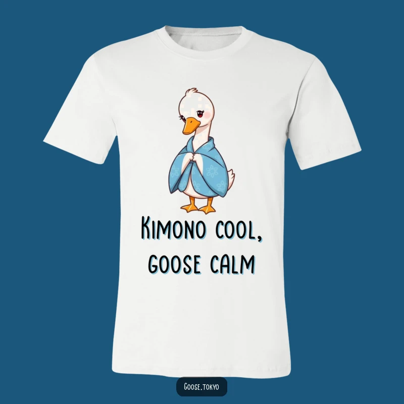 Funny Goose Kimono T-Shirt: Wear Your Elegance with a Wink