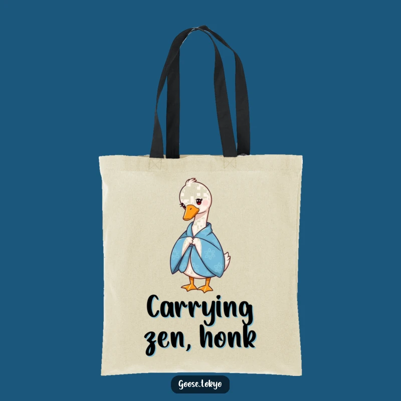 Funny Goose Kimono Tote Bag: Carry Elegance and Humor